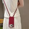 Silicone Phone Case for IPhone 17 Air 16 16E 15 14 Plus 11 13 12 Mini Pro Max Crossbody Lanyard Candy Color Soft TPU Back Cover