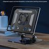 360 ° Rotatable Cooling Fan Tablet Bracket Foldable Tablet Radiator Bracket  Office/Home Use