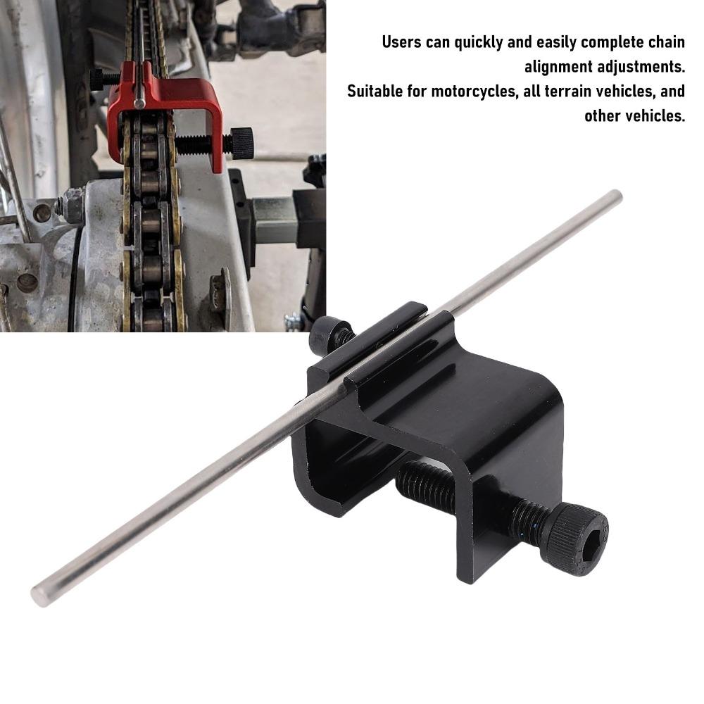 Aluminium Alloy Motorcycle Chain Alignment Tool  Maintenance Technician