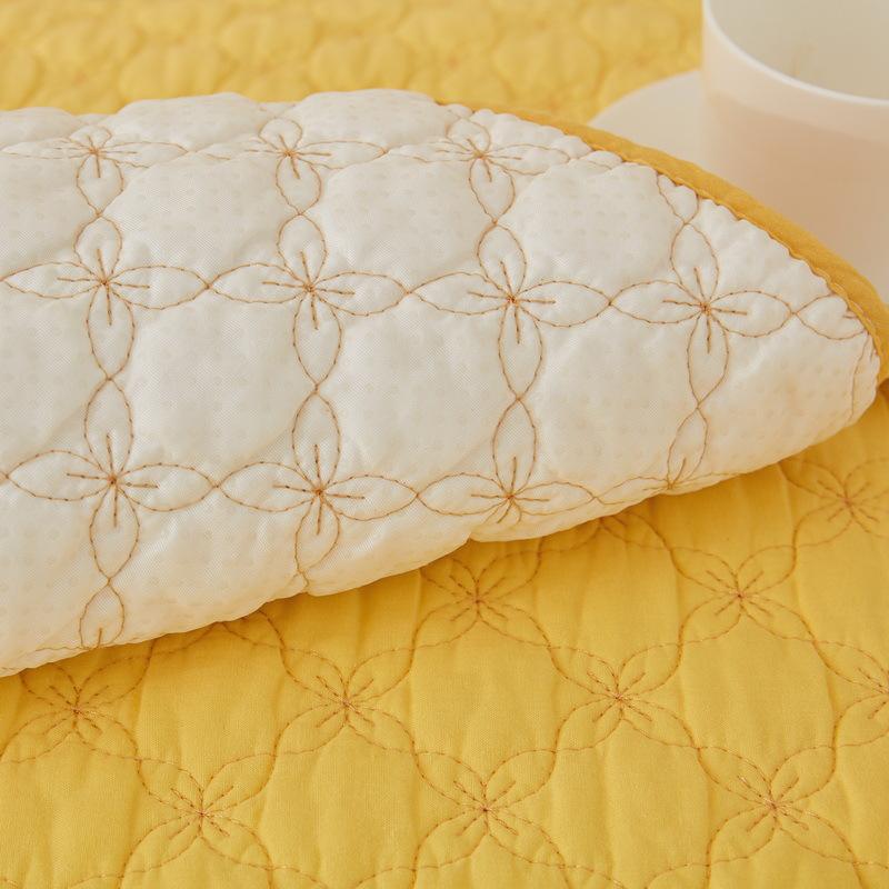 Cream Wind Sofa Cushion, Universal In All Seasons, Non-Slip Washed Cotton Seat Cushion, Korean Small Fresh Straight Row Sofa Cover Towel