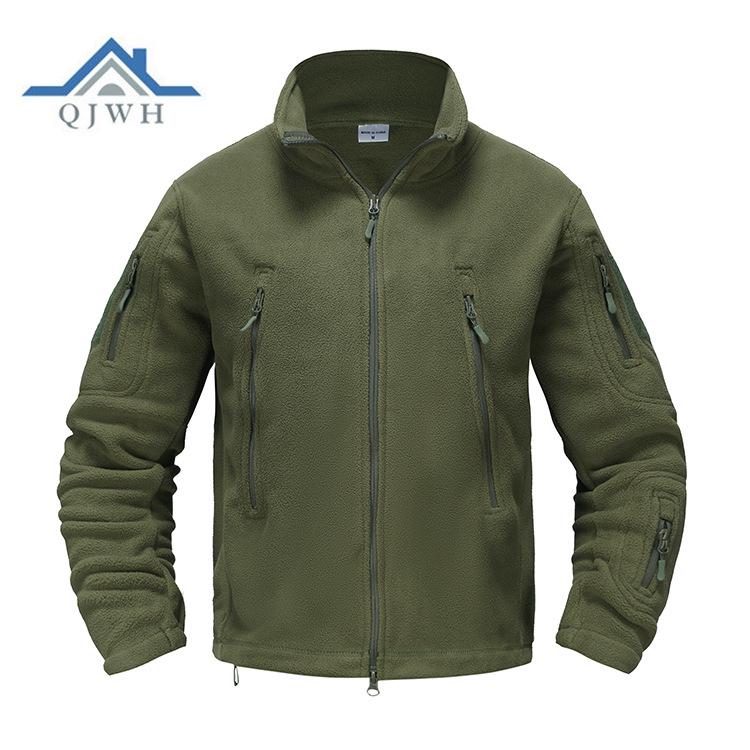 Outdoor Tactical Stand-Up Collar Warm Fleece Jacket with Military-Grade Cold Protection XXL