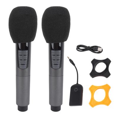 Wireless Dynamic Microphone with 2.4G Receiver 10 Channels Anti Interference Bluetooth Wireless Two