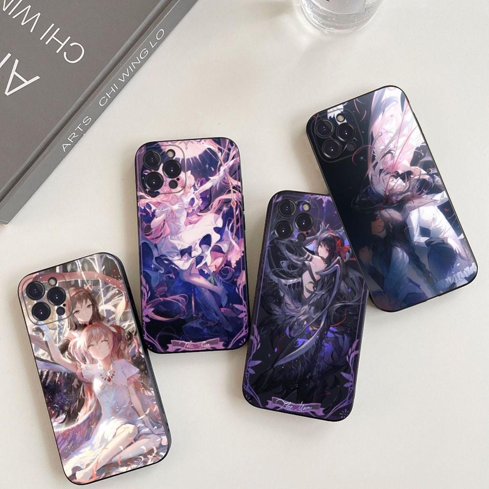 Puella Magi Madoka Magica Phone Case For iPhone 14 11 12 13 Mini Pro XS Max Cover 6 7 8 Plus X XR SE 2020 Funda Shell