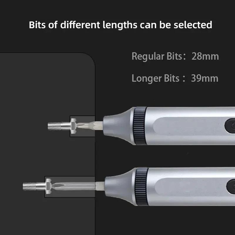 Multifunctional Electric Precision Screwdriver Set Type-C Rechargeable S2 Steel Precision Bit 17/50 in 1 Power Tool Set
