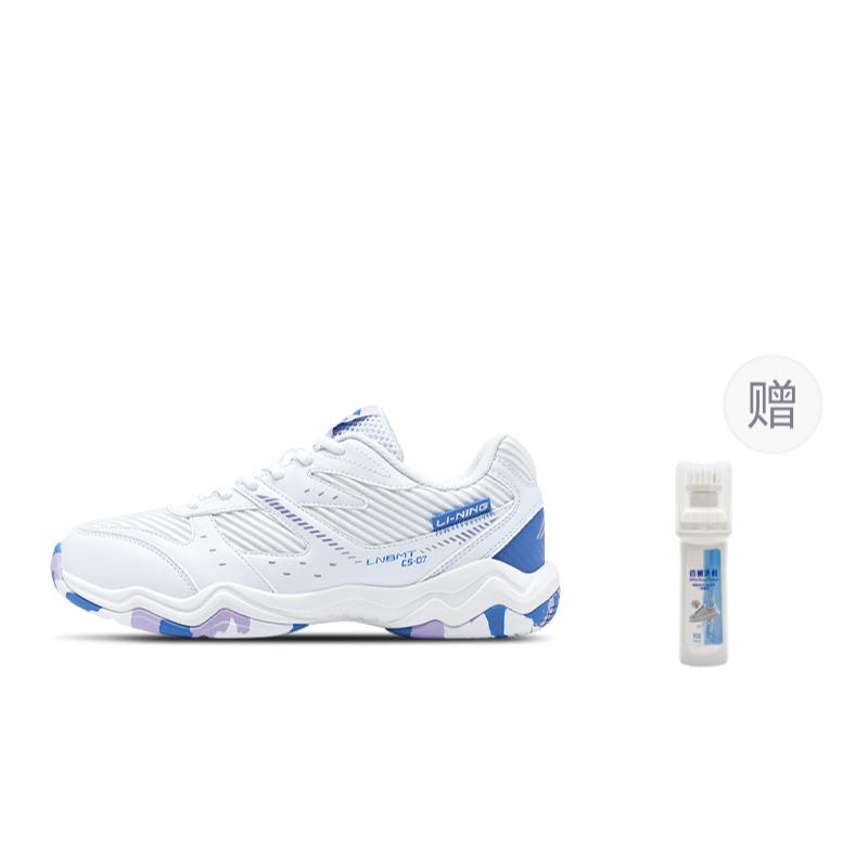 Li Ning Badminton Shoes Unisex Low top White, Blue, Purple AYTT021-2