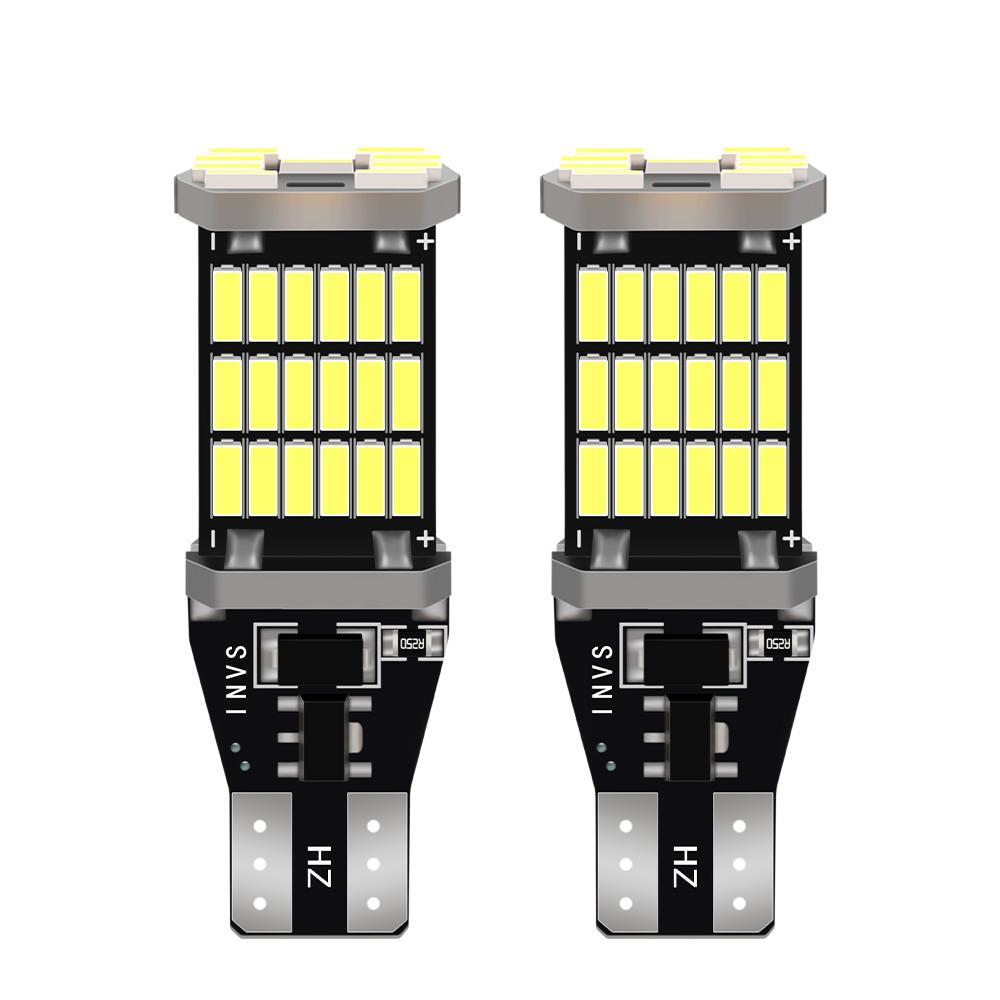 2Pcs For Toyota Prius 2016 2017 2018 2019 2020 2021 2022 LED Backup Reverse Back Up Light 4014SMD Car Tail Rear Bulb 6000K White Back Up Lights 1