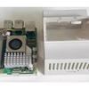 Durable ABS Enclosure Case for RPI5 Board DIN Rail Cover Perfectly Fit Optional Active Cooling Fan