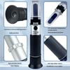 Portable Handheld Sugar Refractometer For Testing Drinks Fruit Juice Sugar Measurement And Density In Ocean Water