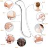 Stainless Steel Heart Gua Sha Facial Lift Massage Tool for Salon Skin Care