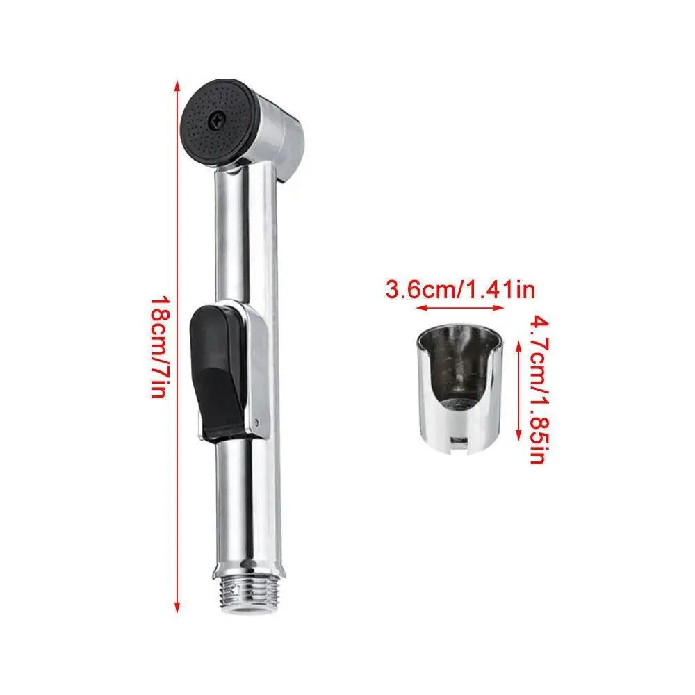 Selbstreinigender Edelstahl Hygienischer Hand-Schlauchsprüher Muslimischer Shattaf Sprüher-Set Duschkopf Toilette Dusche Bidet