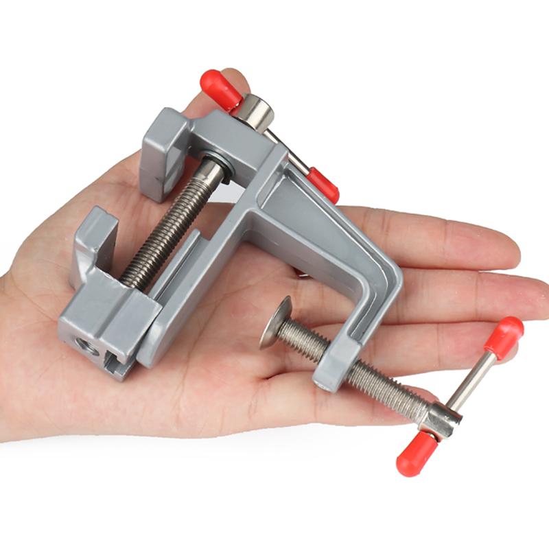 Mini  Muliti-Funcational Bench Vise  quot Aluminum Miniature Small Jewelers Hobby Clamp On Table Flat Pliers Tool Vice