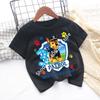 White Tshirts for Boys Anime Cartoon Cute Birthday Clothing Children Summer Fashion Short Sleeved Shirt Kids Clothes