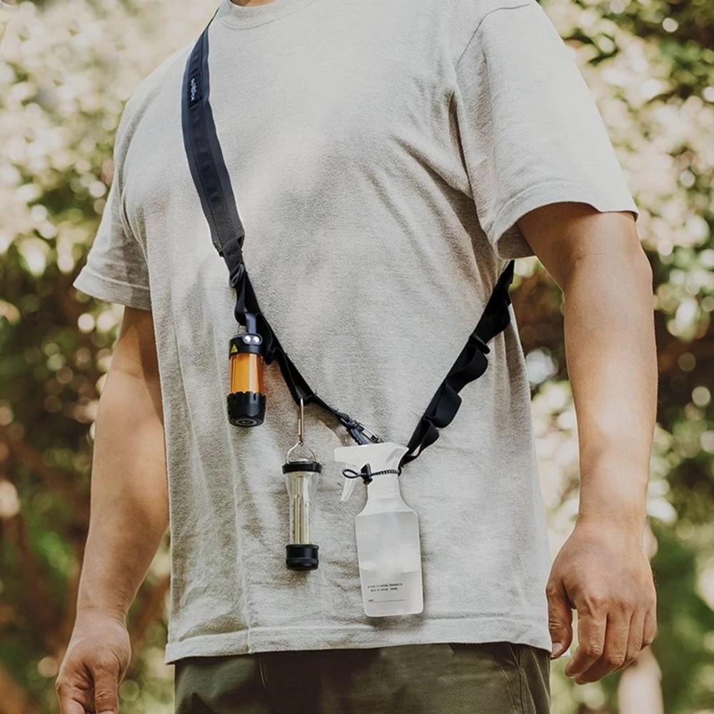 Multi-functional Crossbody Harness Adjustable Camping Hangings Rope  Storage Solution