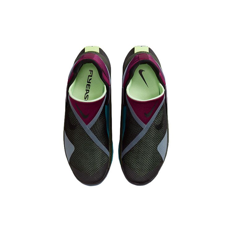 Nike GO FlyEase Black Lime Glow Unisex Sneakers CW5883-004