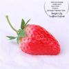 White Bionic Strawberry Fake Fruit Photography Prop - Plastic Decoration Toy