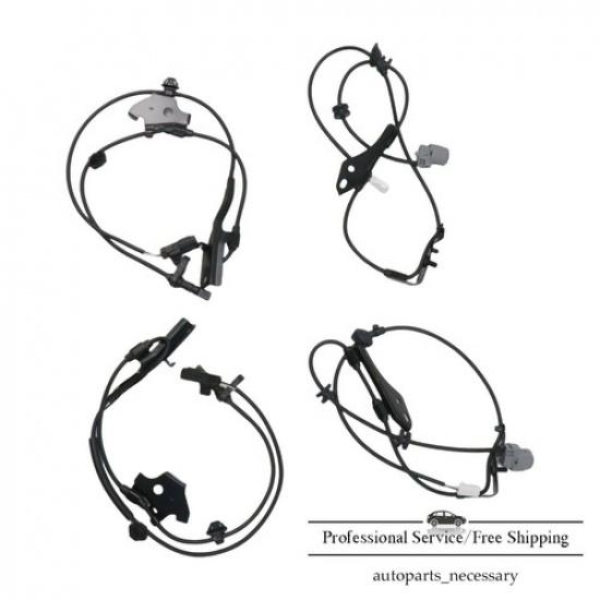4Pcs ABS Wheel Speed Sensor Front Rear Left & Right For 2010-2015 Toyota Prius
