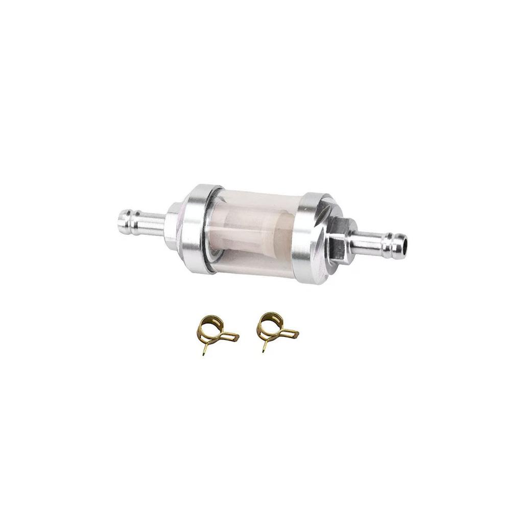9mm CNC Aluminum Alloy Glass Gas Fuel Oil Filter Moto for Dirt Pit Bike 125/140/150/160cc CRF70 90 110 TTR100 110 KLX65