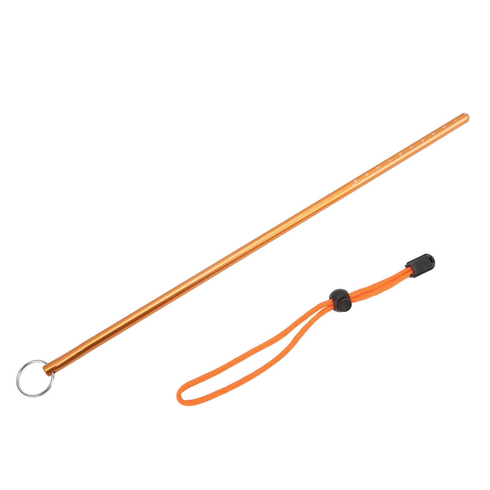 

Дайвинг-палка из алюминиевого сплава 35 см, многофункциональная подводная палка со шнуром, оранжевый