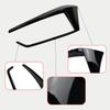 For VW Golf 7.5 Mk7.5 2016 2017 2019 2PCS Rear Bumper Splitter Spoiler Air Vent Cover Trim Glossy Black ABS NOT For Golf MK 7
