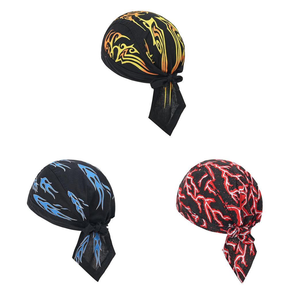 Cappello da Pirata con Stampa Teschio Estivo Sportivo Traspirante Poliestere Unisex