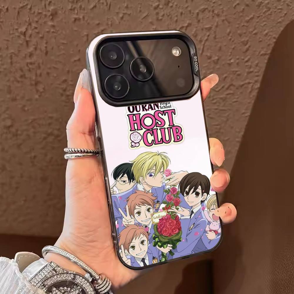 

Anime Ouran High School Host C-Club Phone Case For iPhone 17 16 15 14 13 12 11 Pro Max Plus Silver candy Matte Cover iPhone17air