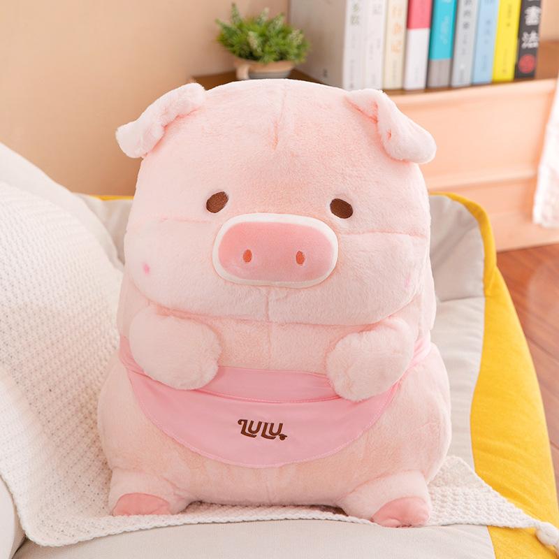 Lulu Pig Bread Plush Toy Doll Creative Stuffed Animals Peluche Girl Heart Birthday Toys Girlfriend Couple Cute Gift