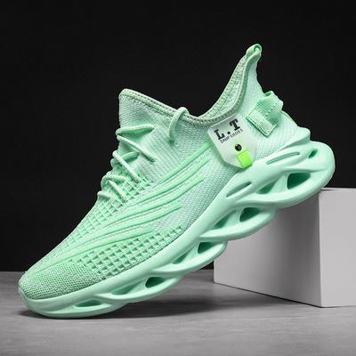 Modische Sommer-Sneaker für Herren, lässige Outdoor-Schuhe aus atmungsaktivem Mesh für Herren, Laufschuhe für Herren, leichte Sportschuhe mit Stoßdämpfung