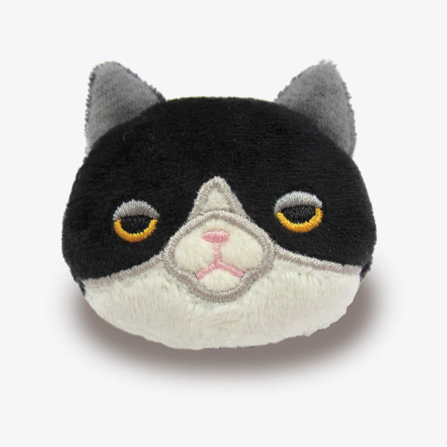 

Morisaka Global Mochi Cat Face Plush 5 x 2 x 4 Mochi Badge, Hachiware, cm, Animal, Soothing, Cute, Series, MOKB-0080MH
