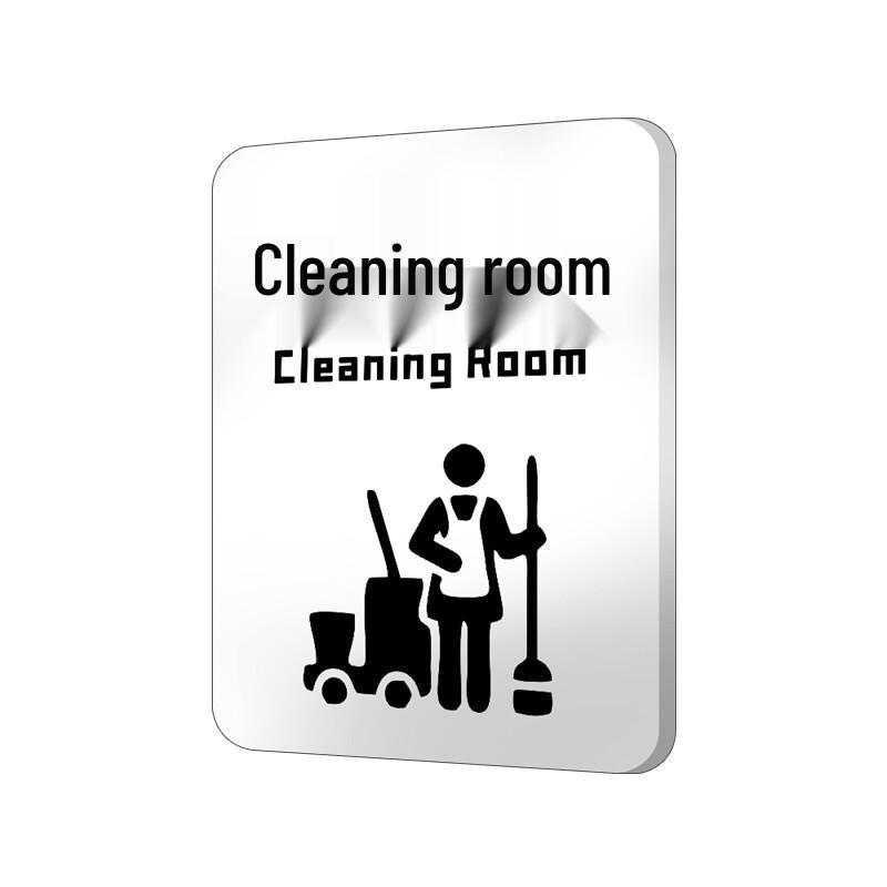 Creative Restroom Door Sign One Size