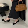 2025 Autumn New Temperament Inner Height Increase French Gentle Style Women's Shoes Square Head with Single Shoes Women's Outer Wear