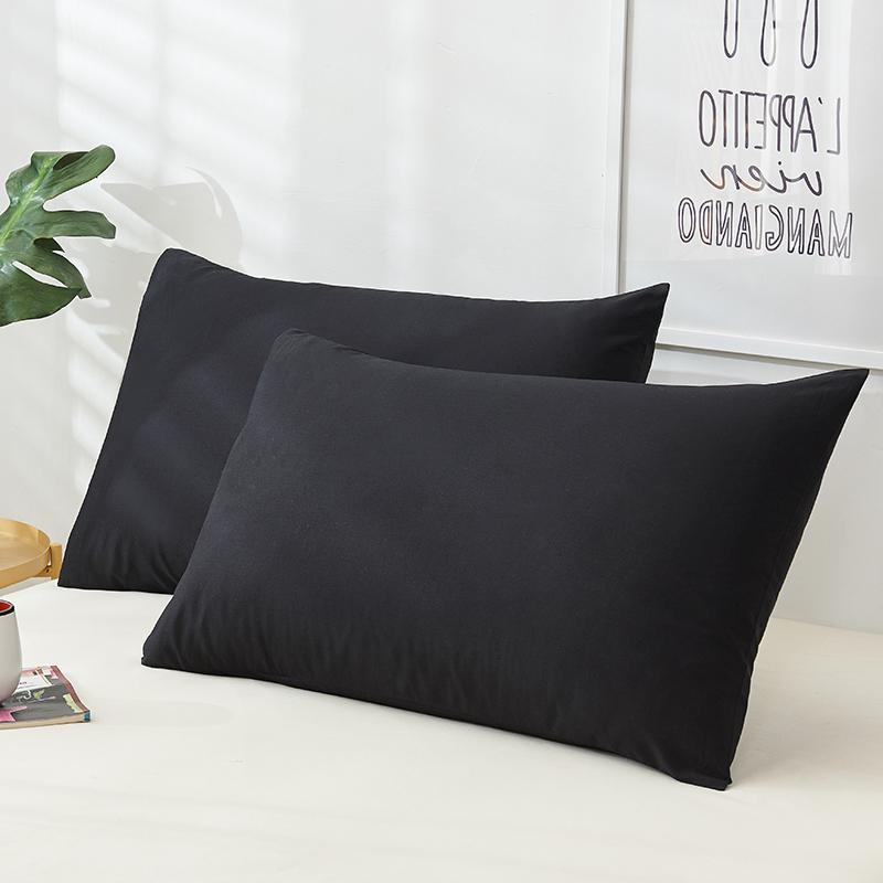 

Хлопковая наволочка, высококачественная наволочка-конверт, однотонная наволочка, постельное белье, наволочка для сна, 50x50, 70x70 50x70cm 2pcs