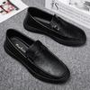 Fashion Loafer Shoes For Men Trendy Leather Slip-on Shoes Moccasins Handmade Male Casual Shoes Moccasins Driving Footwear