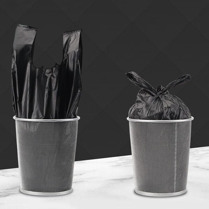 Miaojie Disposable Small Trash Bags with Handles