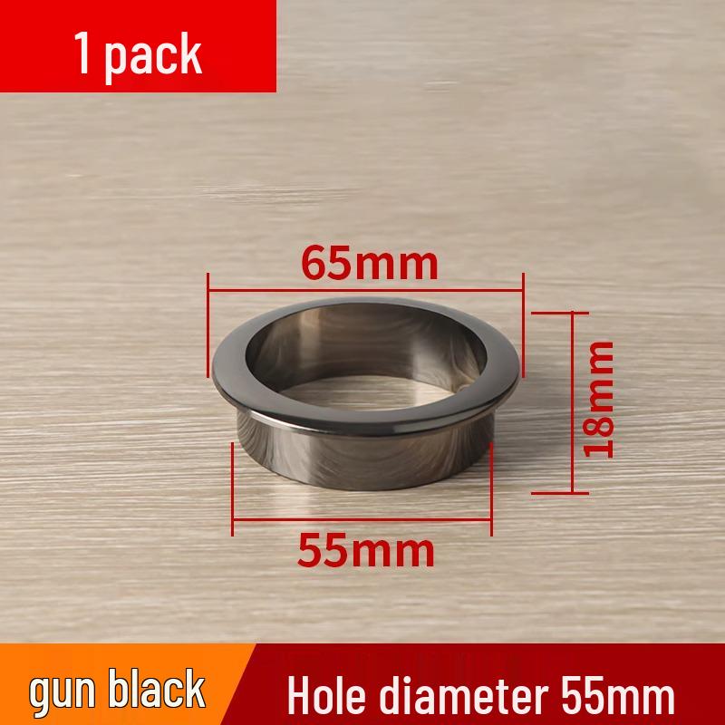 Round Plastic Desk Grommet Cover for Cable Management