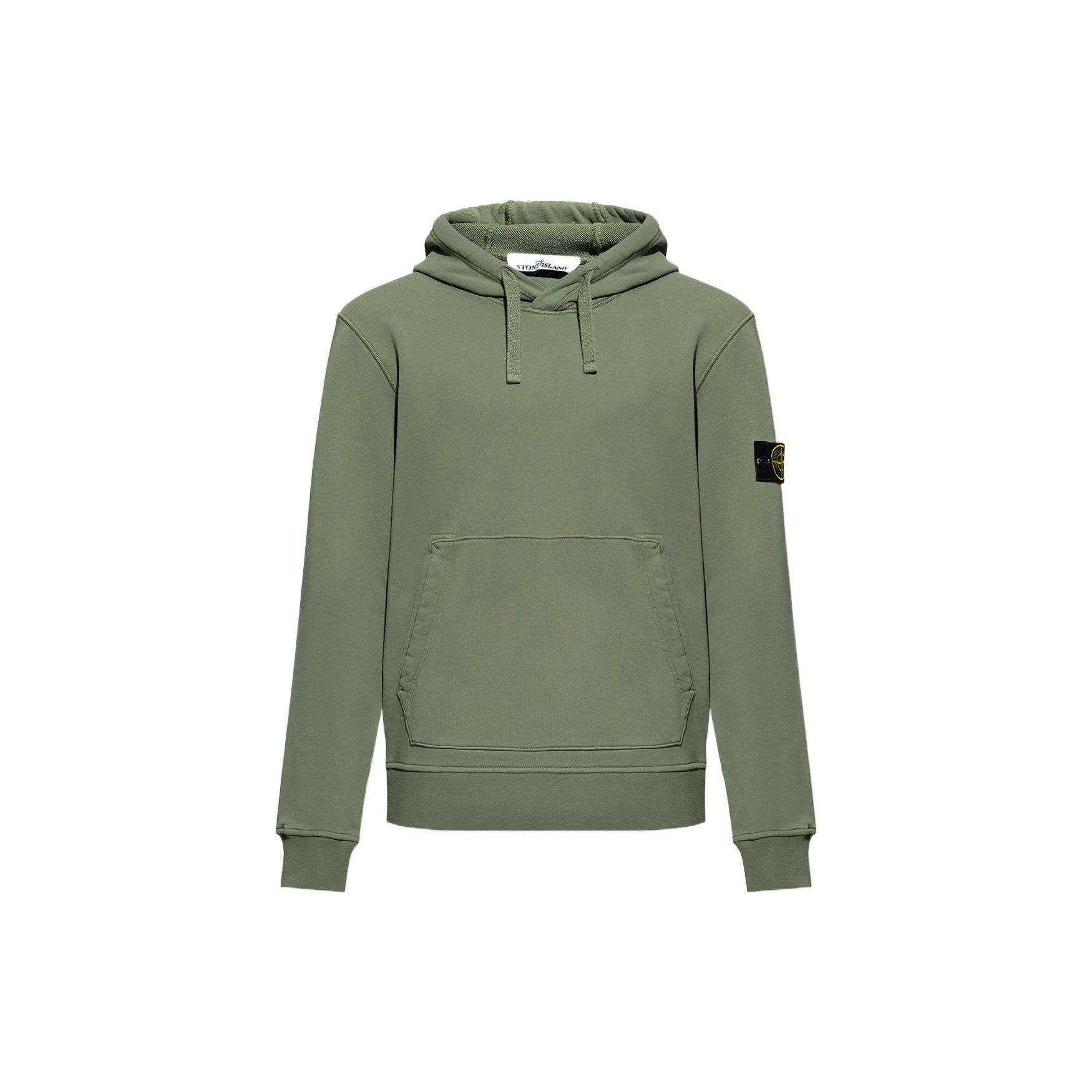 Stone Island Kompasmotief Detail Hoodie Salie Heren Tops Groen 101564151-V0055 XXXL