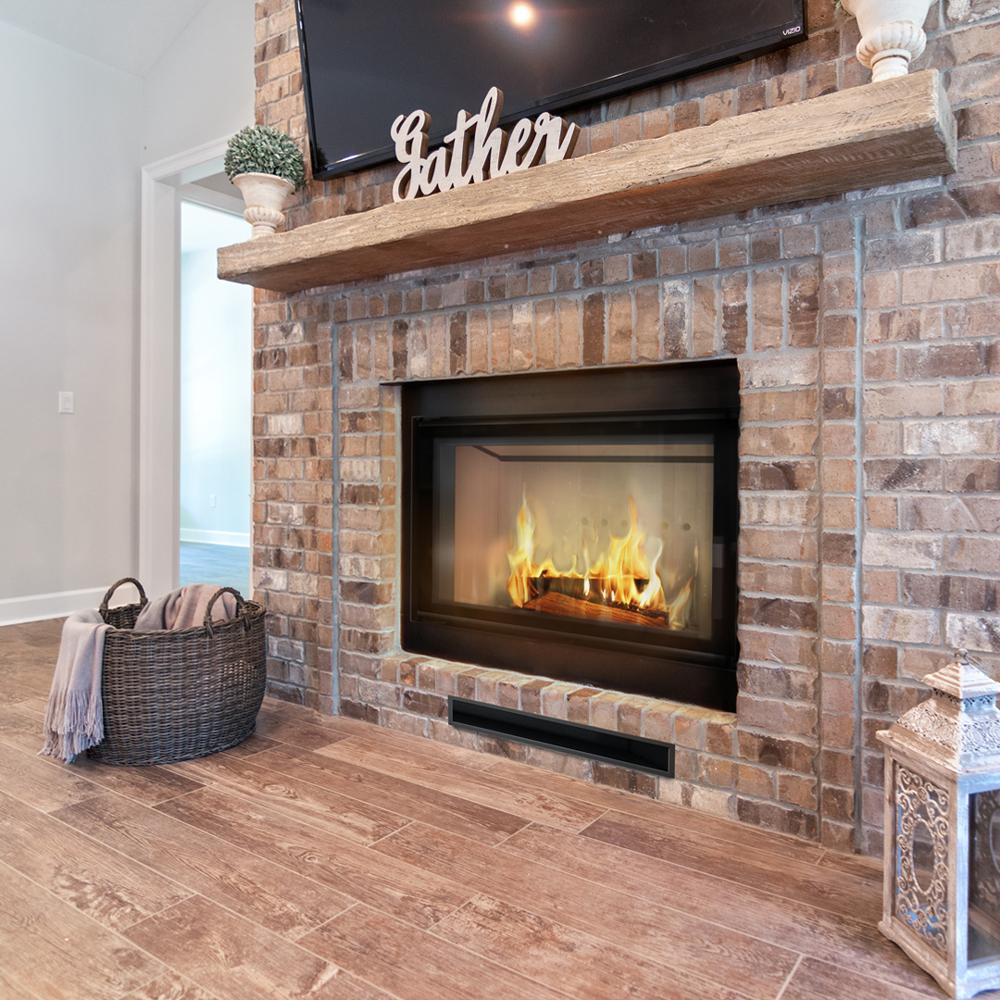 Steel fireplace KRATKI LUCY SLIM 10 kW Ø 160