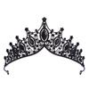 European and American Fashionable Crystal Birthday Party Headwear Retro Queen Crown Suitable for Girls Balls Weddings Brides and Crowns