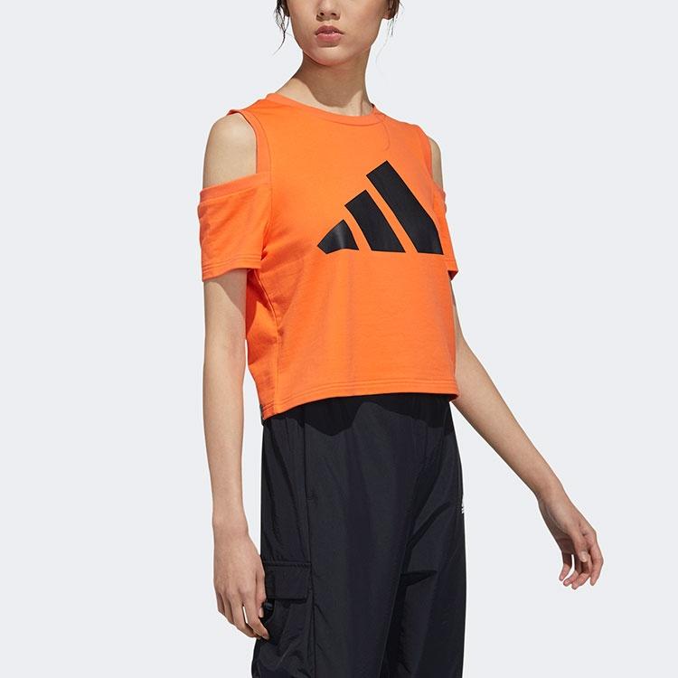 Adidas T Shirts Women's Orange Crew Neck Moderate Other GP0652