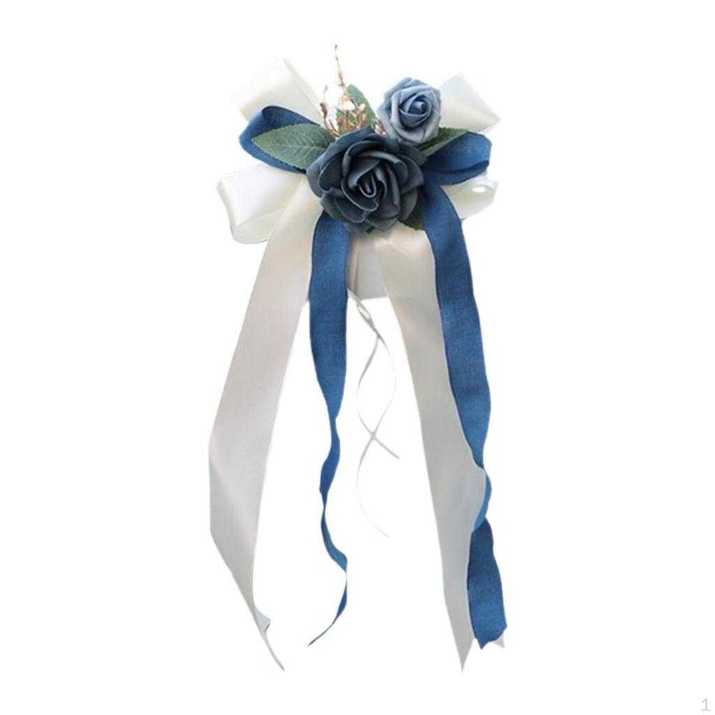Aisle Chair Floral Decor with Ribbons for Special Occasions