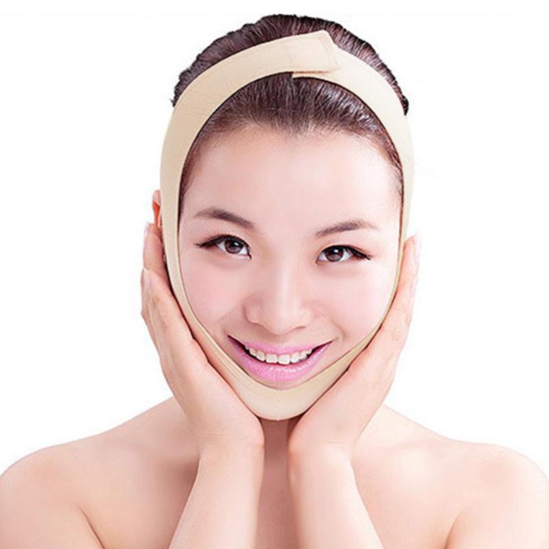 V Facial Corset Slimming up Elastic Lift Mask Sling Belt Face Shaper Corrector