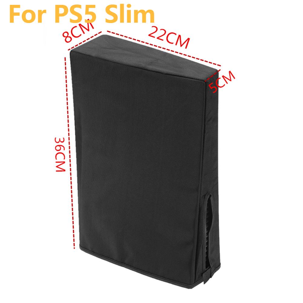 For PS5 Slim Vertical/Horizontal Dust Cover Anti-Scratch Protector Waterproof Dustproof Cover Sleeve for Playstation 5 Slim/PS5