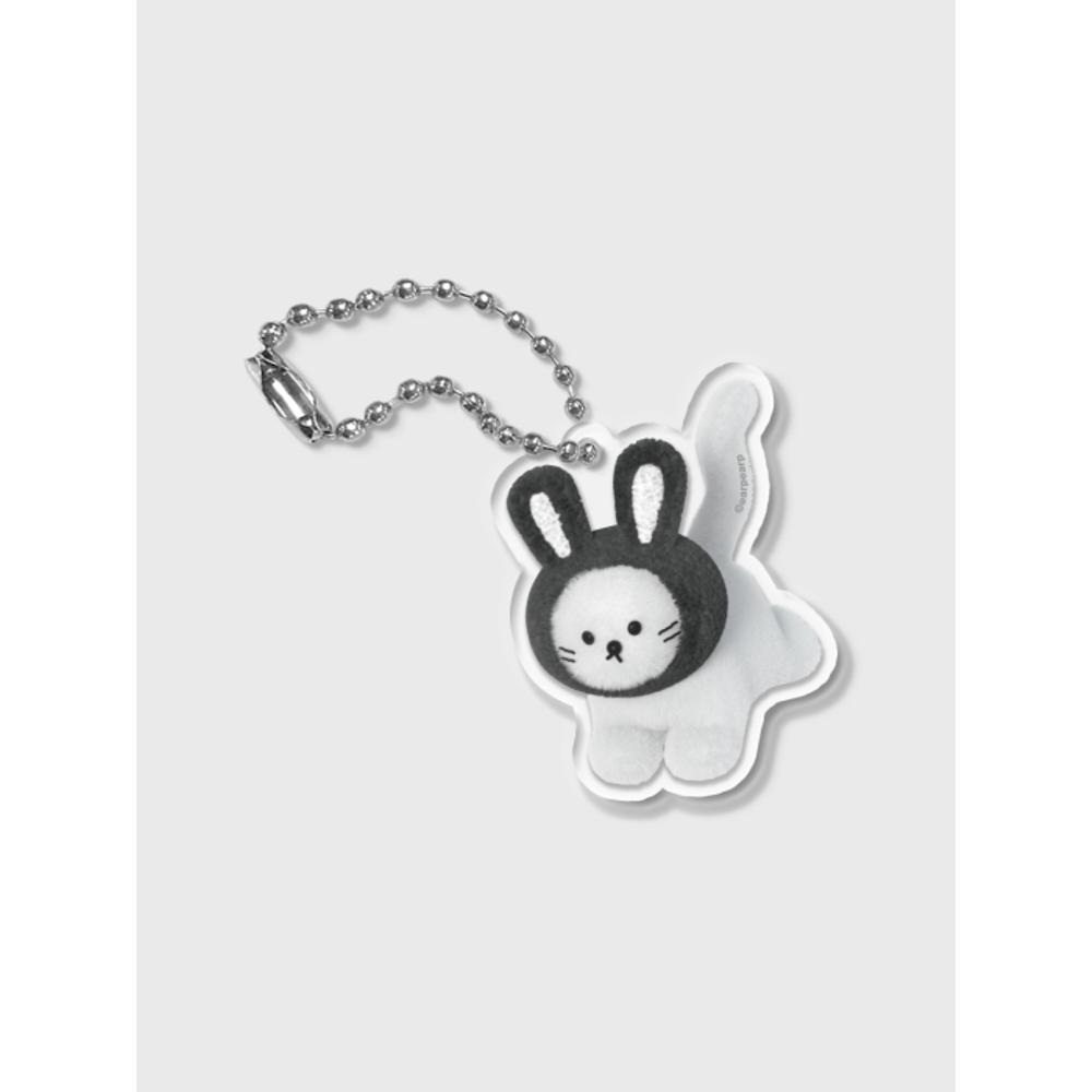 

EARP EARP FAKE BLACK RABBIT CHICHI(keyring) KEYRING
