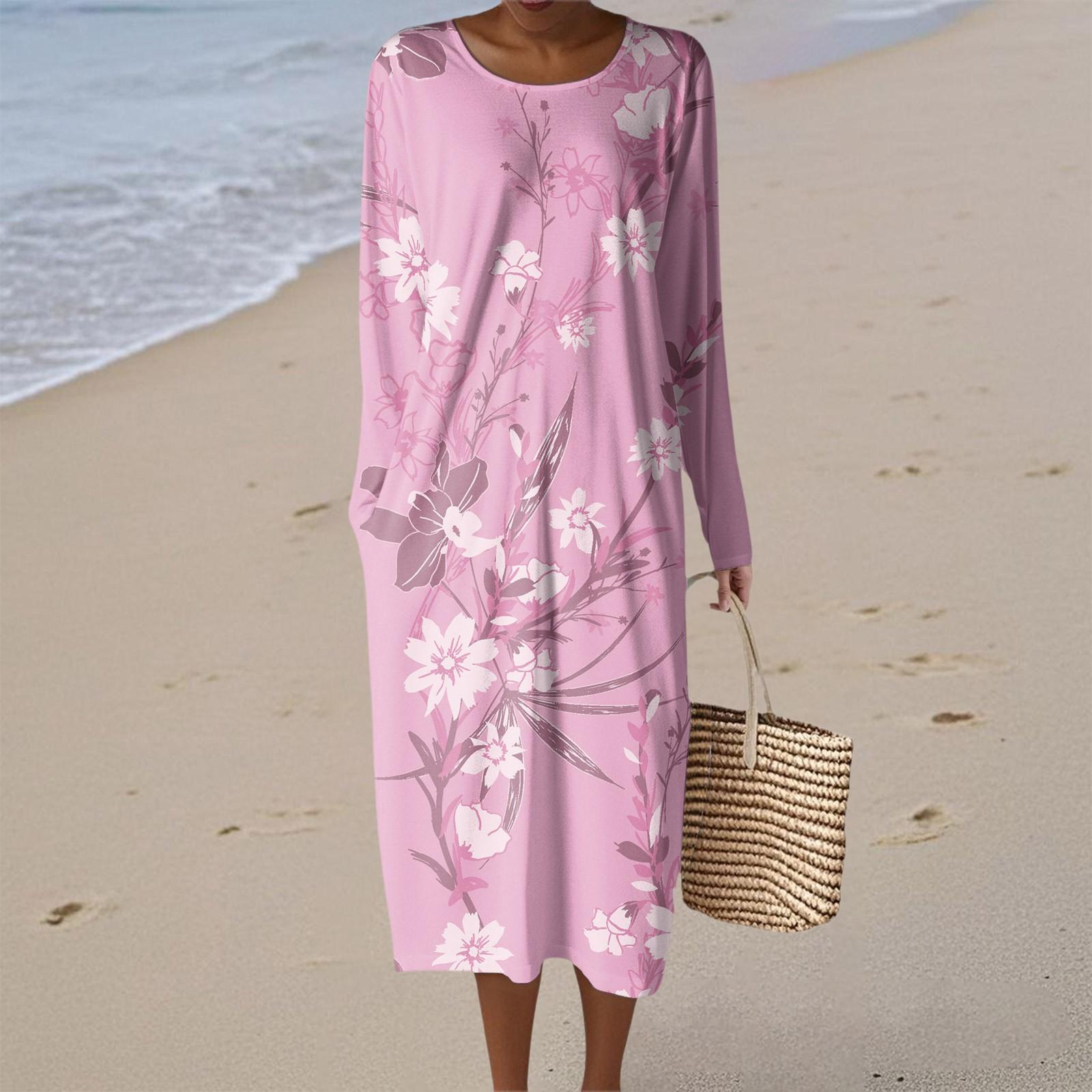 

Женское модное повседневное платье без рукавов с круглым вырезом, однотонное, элегантное, темпераментное XXL розовый