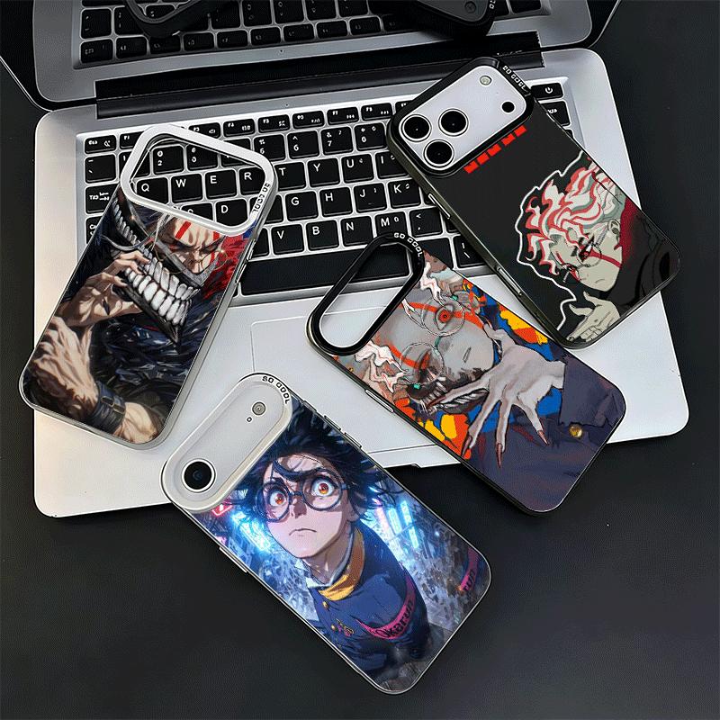 D-Dandadans O-Okarun Anime Shockproof Phone Case for iPhone 17 Air 16 16E 15 Pro Max 14 Plus 13 Mini 12 Back Cover Anti Fall Fun