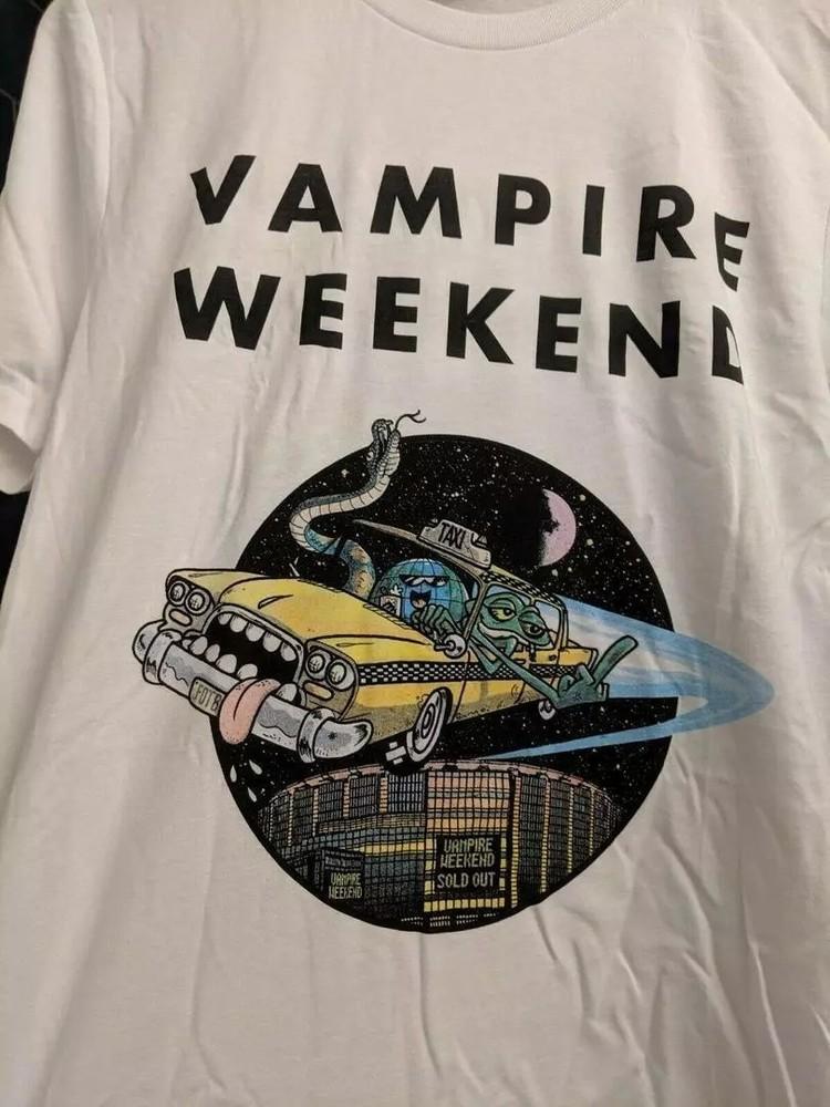 VTG Vampire Weekend Band Short Sleeve White All Size Shirt CS114 Unisex T-Shirt S