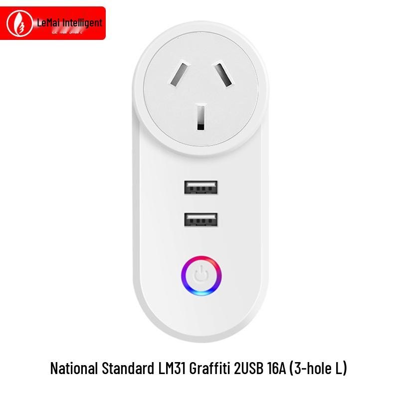 Smart WiFi Socket: USB, US/UK/EU/BR/IL/IT Compatibility