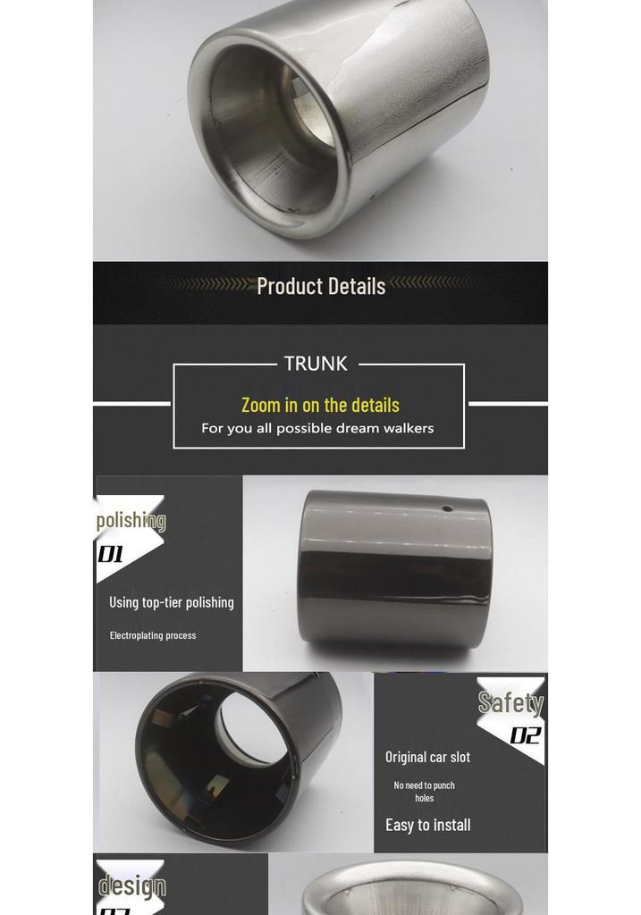 Mazda CX Series Modified Exhaust Tip (CX-5, CX-4, CX-3, CX-7, CX-8, Atenza)