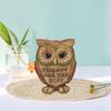 Owl Figurine Animal Sculpture Decorative Statue Tabletop Ornament for Bookshelf Office