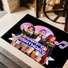 Futuristic Fashion Fusion Floor Mat Suitable for Study room Game Room Playrooms Outdoor Anti-slip Rug Decorate Offices
