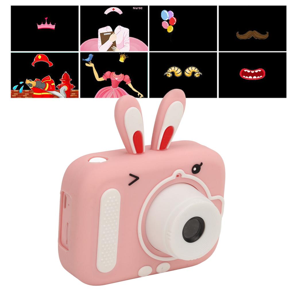 Kids Camera 400mAh 20MP 1080P HD Dual Lens 2in Eye Ing Screen USB Toddler Digital Video Camera for Gift